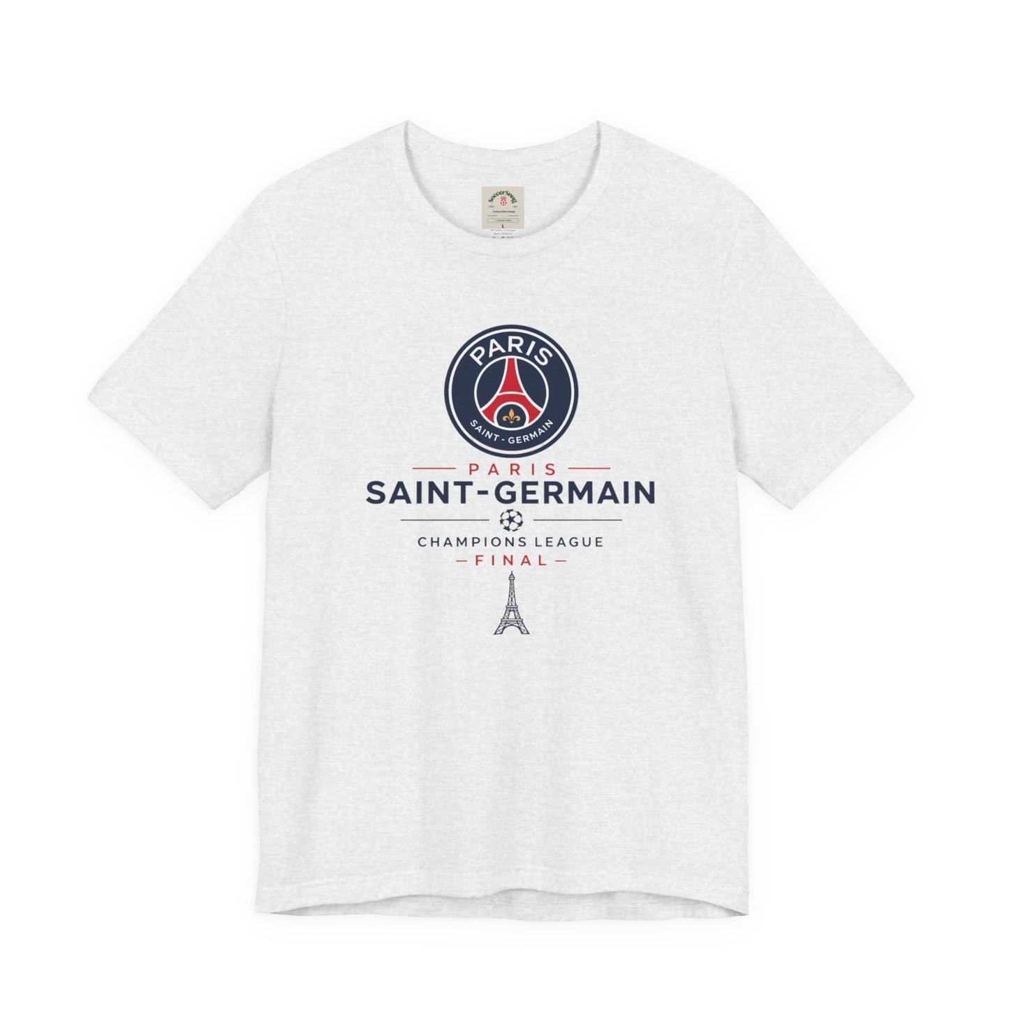PSG Champions League Final Unisex Soccer Jersey Short Sleeve Tee