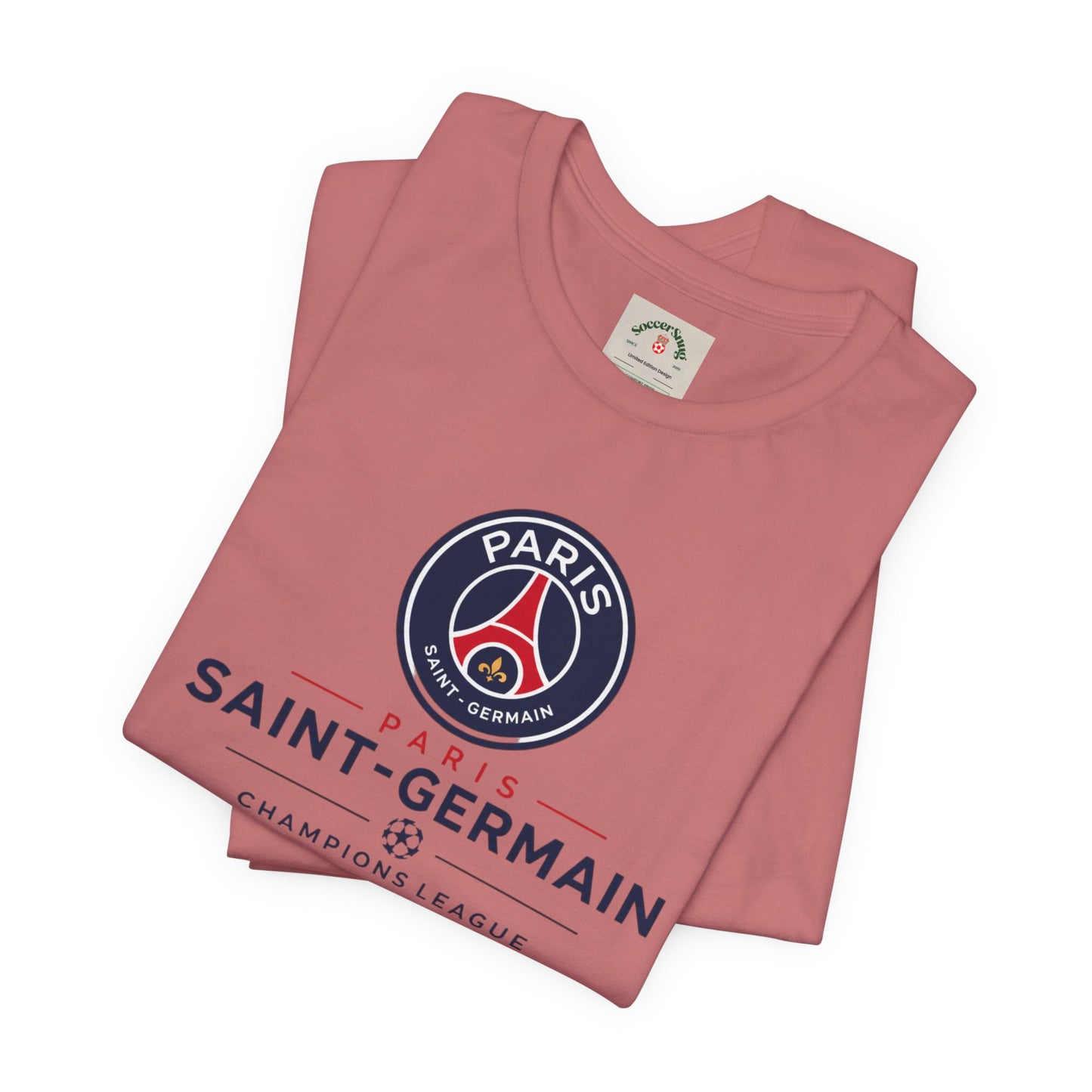 PSG Champions League Final Unisex Soccer Jersey Short Sleeve Tee