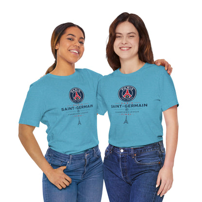 PSG Champions League Final Unisex Soccer Jersey Short Sleeve Tee