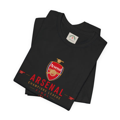 Arsenal Champions League Final Unisex Soccer Jersey Short Sleeve Tee