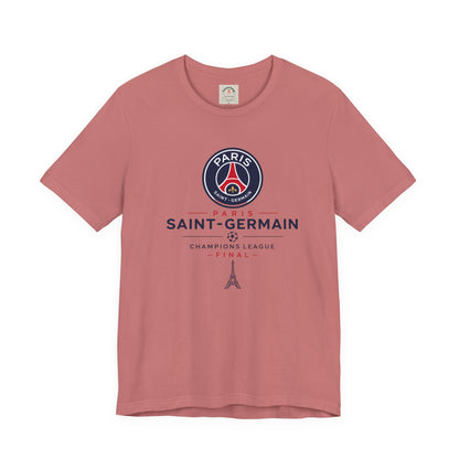 PSG Champions League Final Unisex Soccer Jersey Short Sleeve Tee