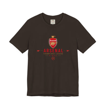 Arsenal Champions League Final Unisex Soccer Jersey Short Sleeve Tee