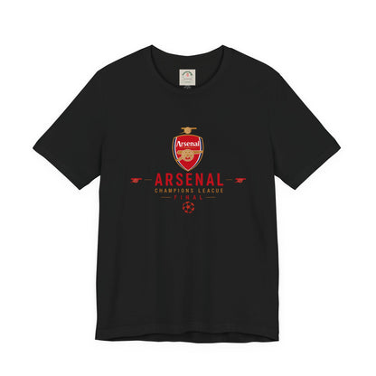 Arsenal Champions League Final Unisex Soccer Jersey Short Sleeve Tee