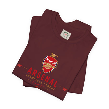 Arsenal Champions League Final Unisex Soccer Jersey Short Sleeve Tee