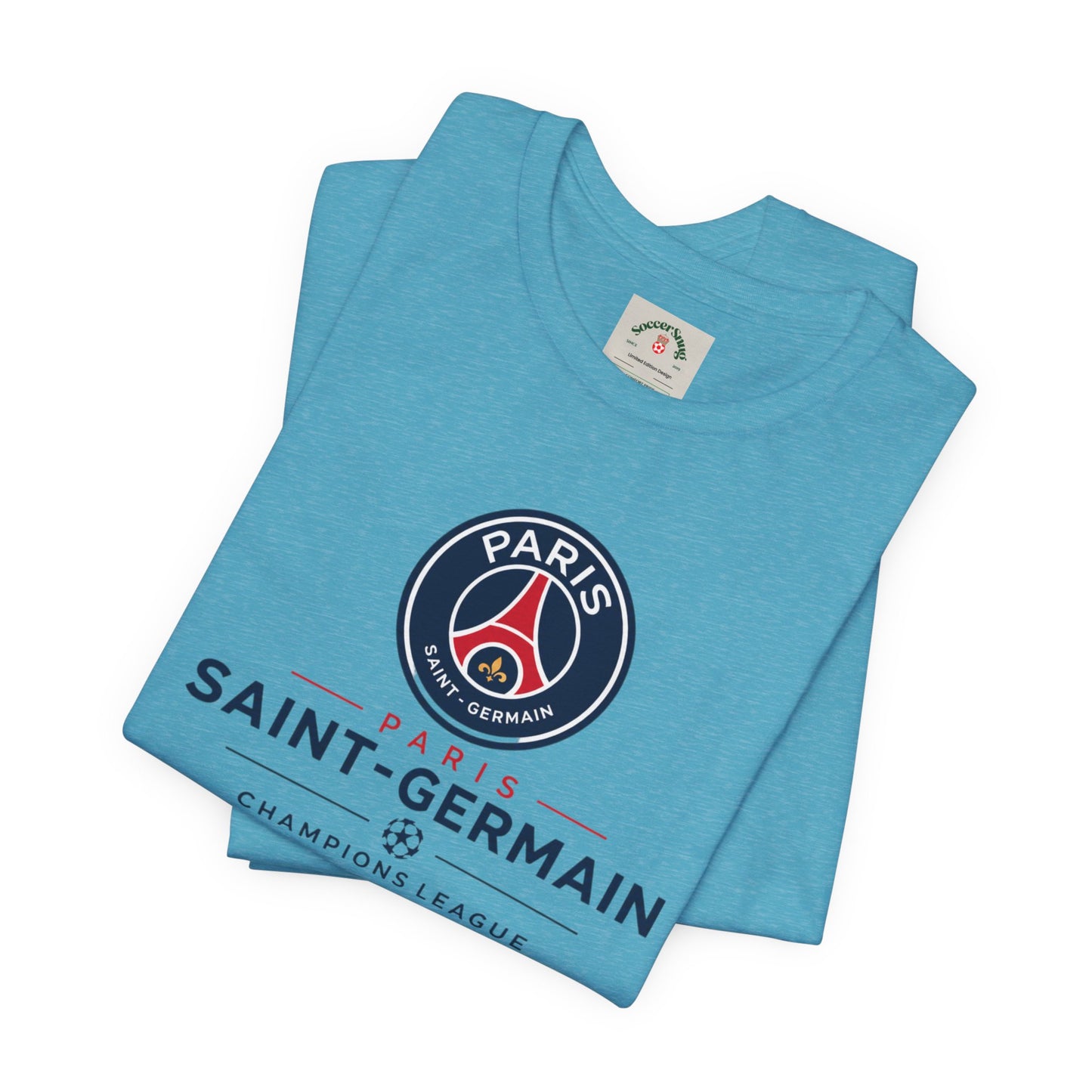 PSG Champions League Final Unisex Soccer Jersey Short Sleeve Tee
