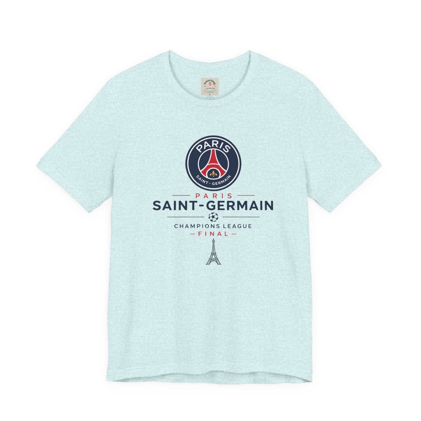 PSG Champions League Final Unisex Soccer Jersey Short Sleeve Tee