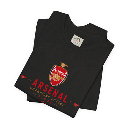 Arsenal Champions League Final Unisex Soccer Jersey Short Sleeve Tee